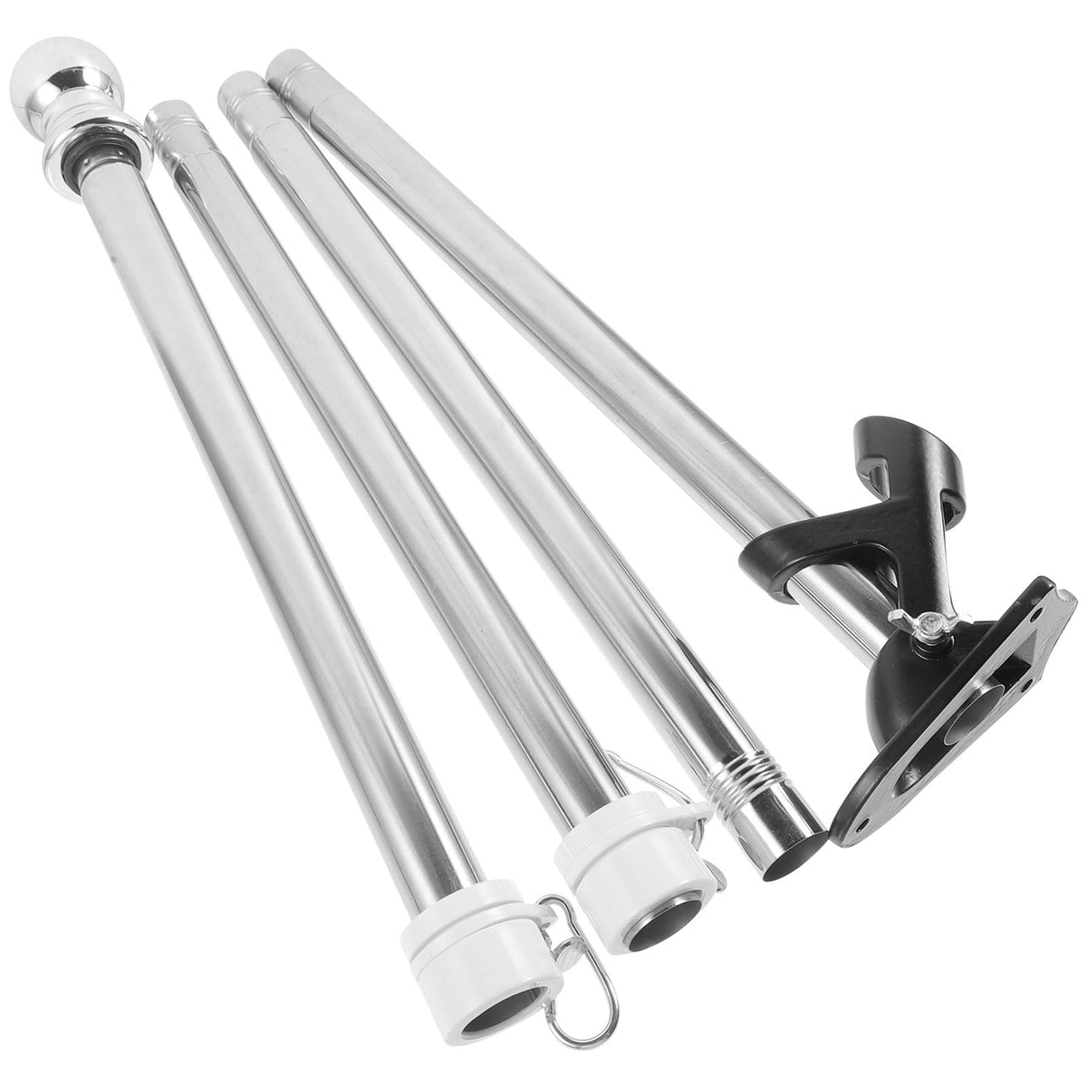 1.5m Stainless Steel Flag Pole Set Z103