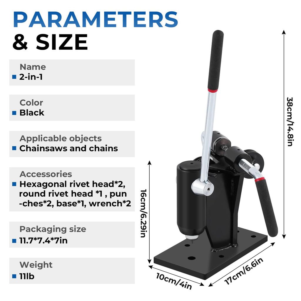 Chainsaw Chain Breaker and Spinner 2-in-1 Repair Tool Z8339