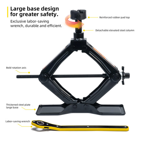 1.8 Ton Scissor Jack Kit K2033