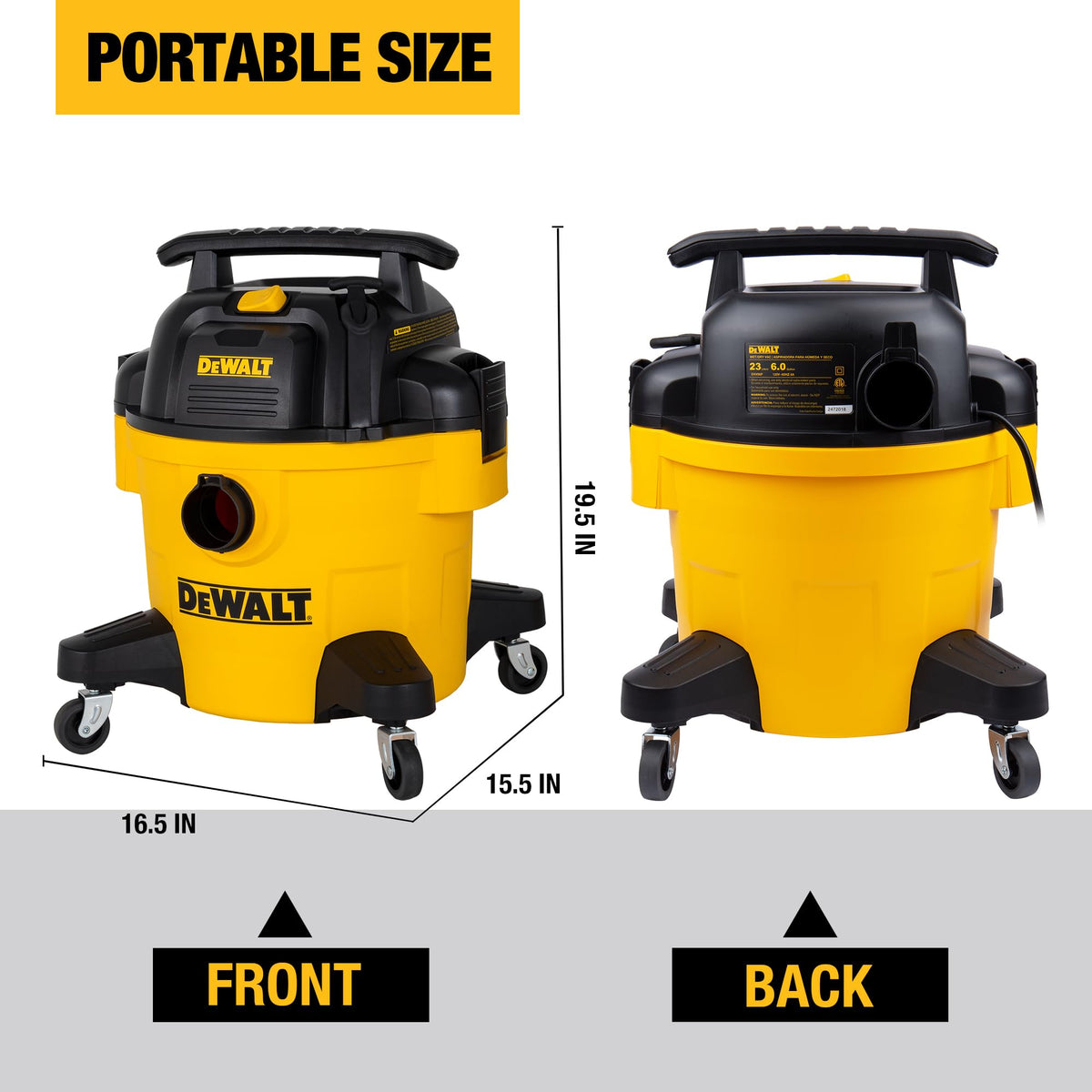6 Gal Wet/Dry Shop Vacuum with Blower X6137
