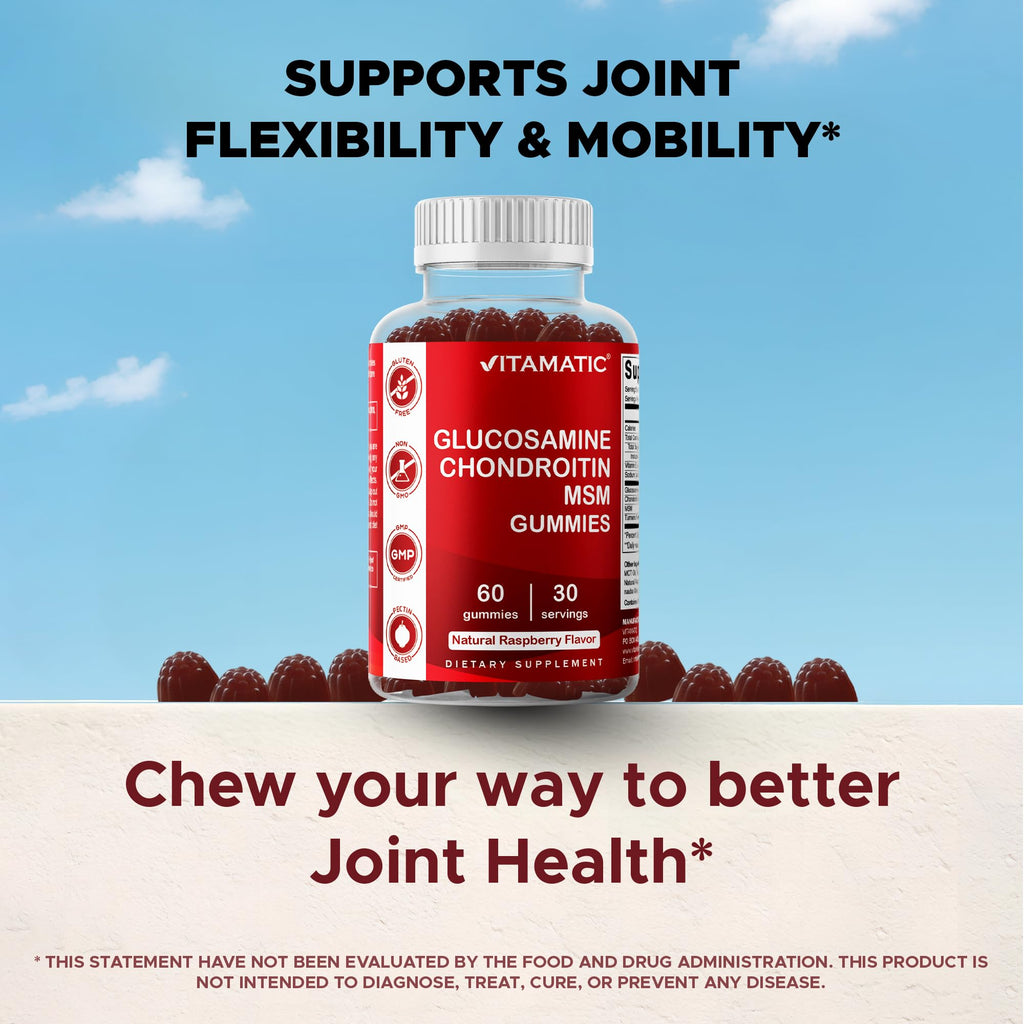 Glucosamine Chondroitin with MSM & Vitamin E 60 Gummies K66784