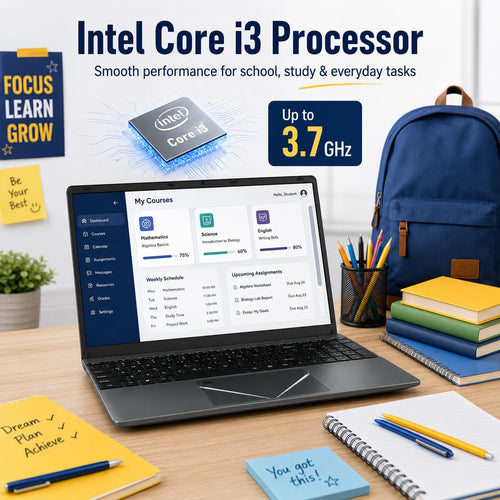 15.6" Core i3 8GB RAM 256GB SSD Laptop Computer N749