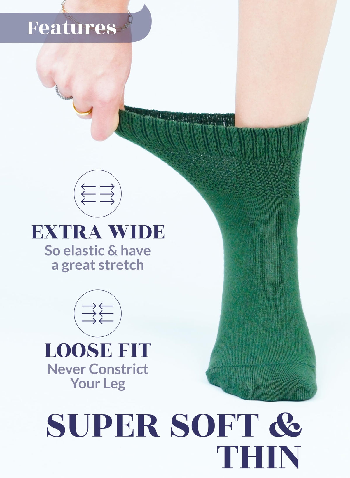Bamboo Seamless Ankle Socks V562