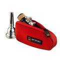 Red Neoprene Trombone/Alto Saxophone Mouthpiece Pouch X1054