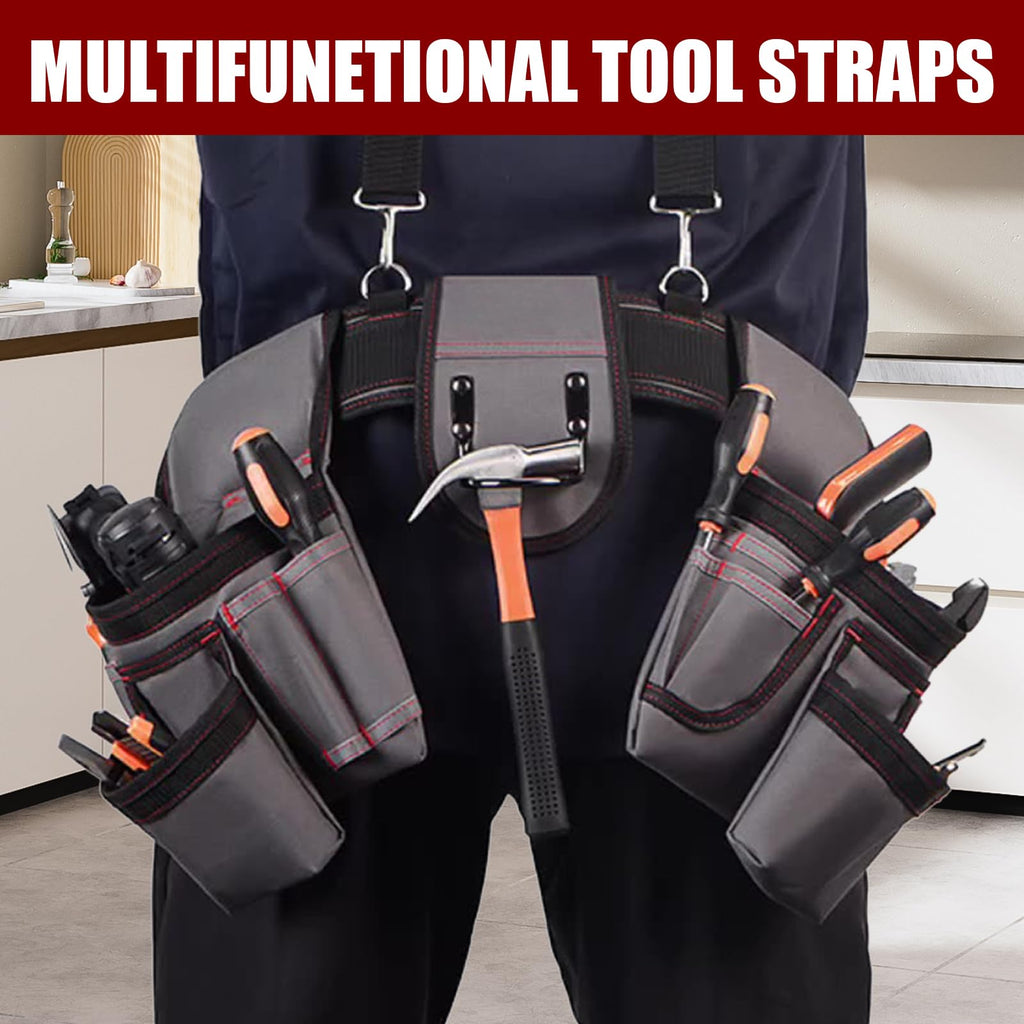Heavy Duty 22 Pockets Adjustable Tool Belt E84358