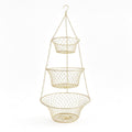 3-Tier Copper Hanging Basket U61822