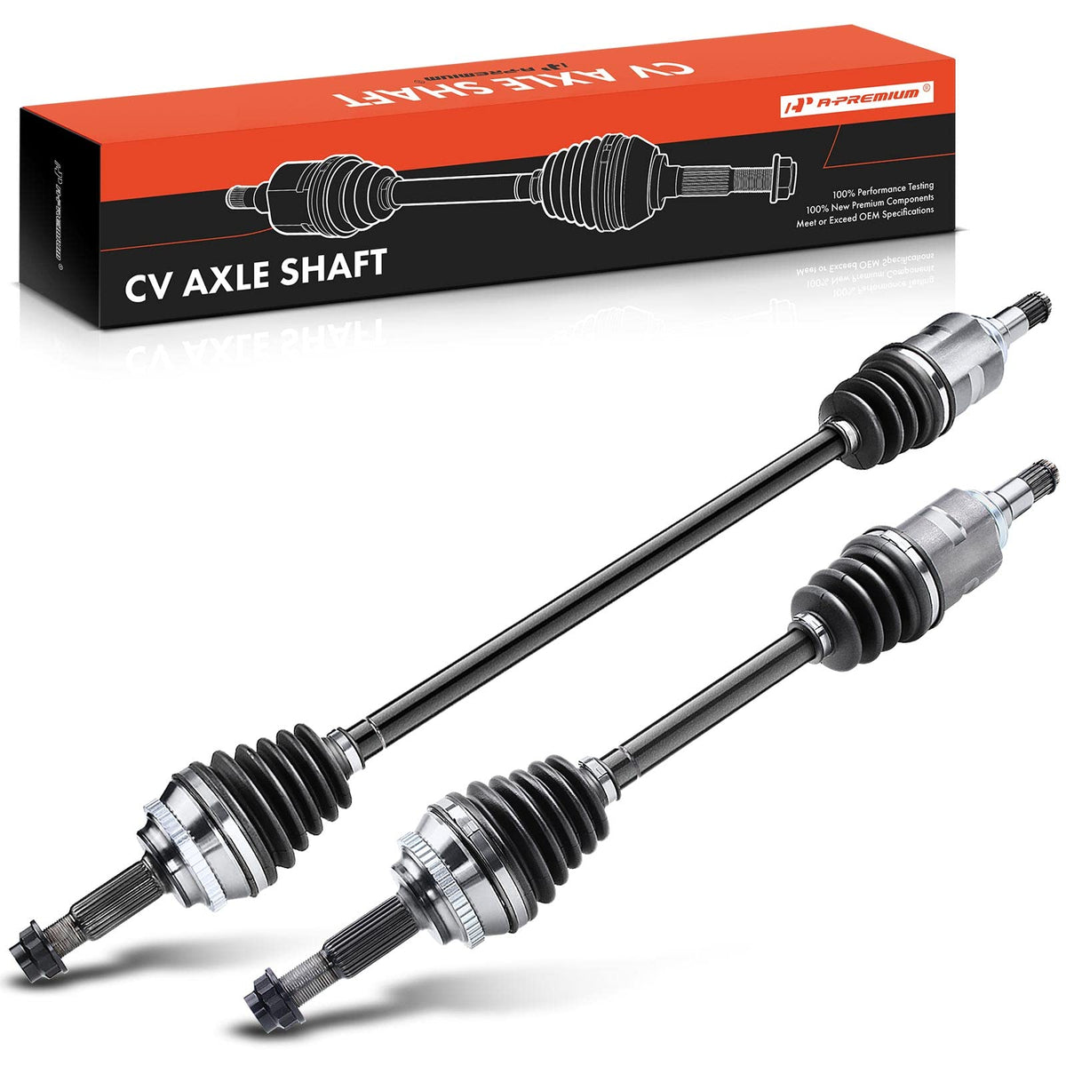 Set of 2 Front CV Axle Shaft Assembly U2602