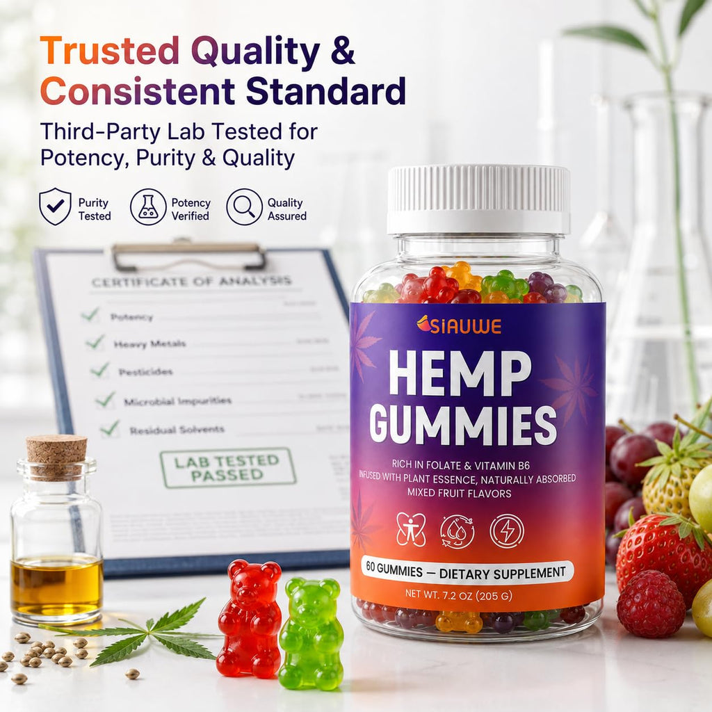 Sugar Free Hemp Gummies 60 Count E126