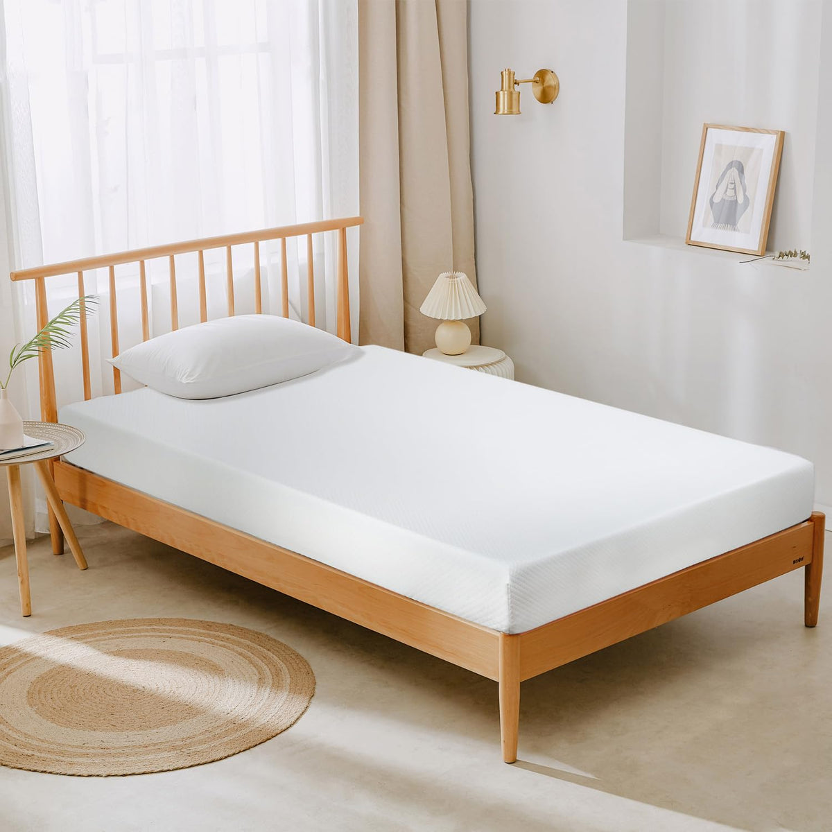 5 Inch Gel Memory Foam Twin Mattress S85216
