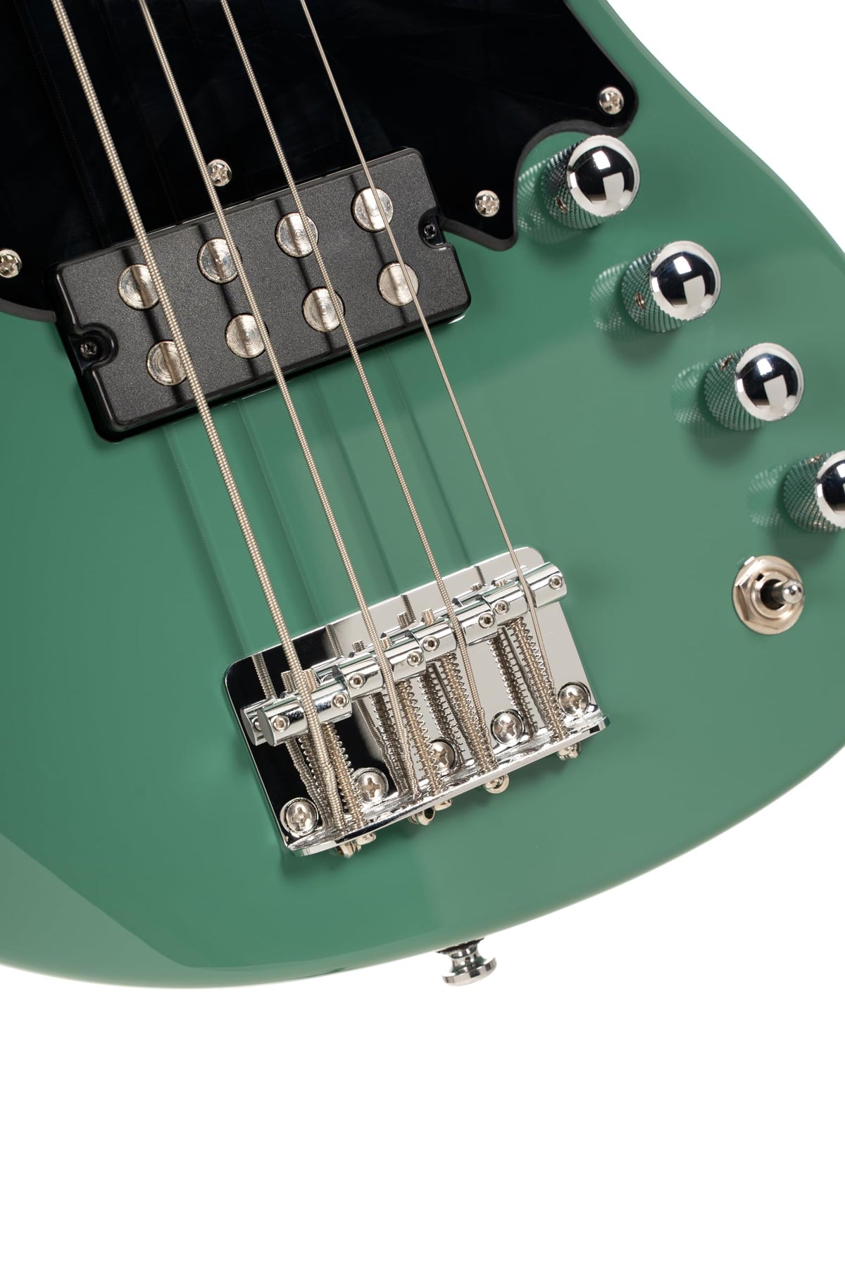 Short Scale Bass Guitar Forest Green K9306