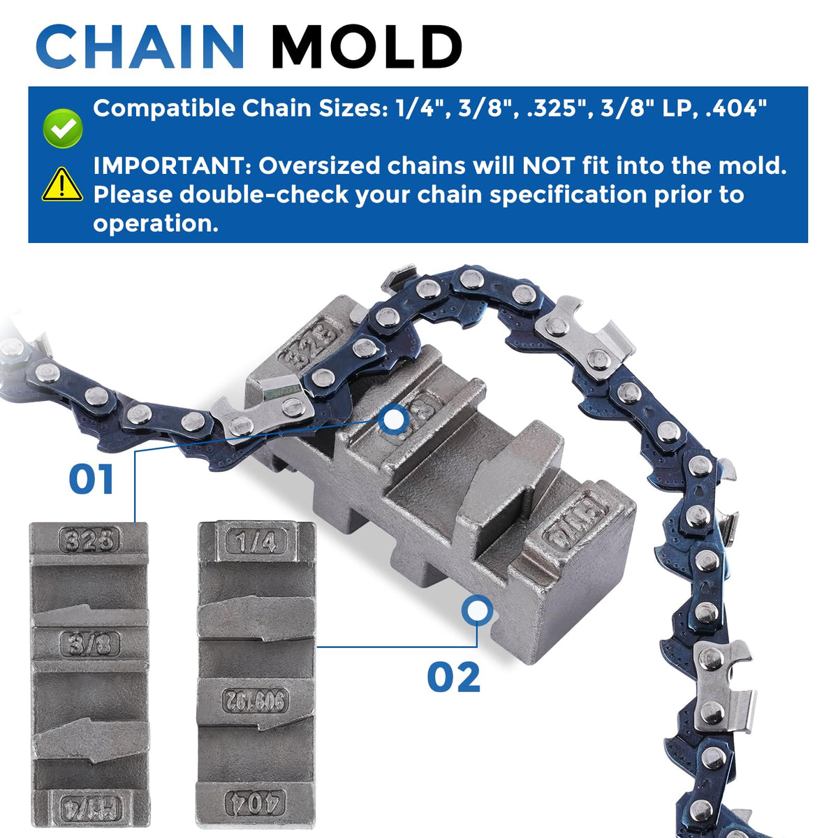Chainsaw Chain Breaker and Spinner 2-in-1 Repair Tool Z8339
