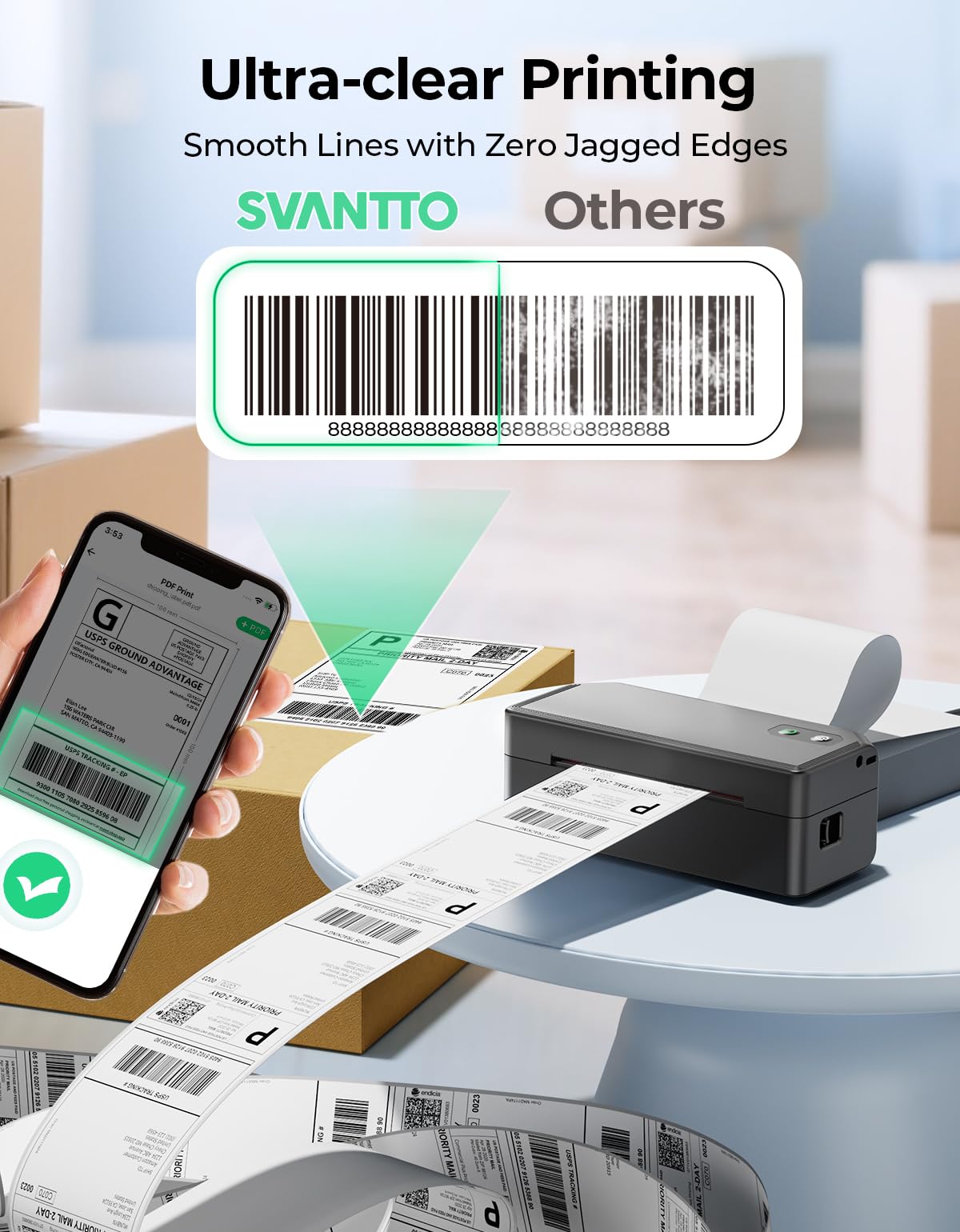 Bluetooth Thermal Label Printer H8562