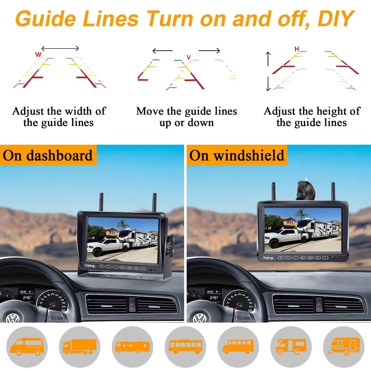 Wireless RV Backup Camera U5330