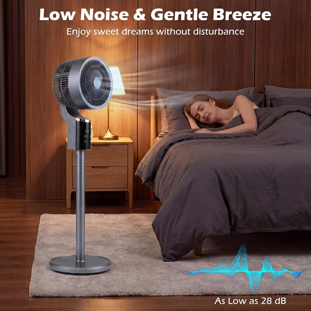 Compact Oscillating Standing Fan T46912