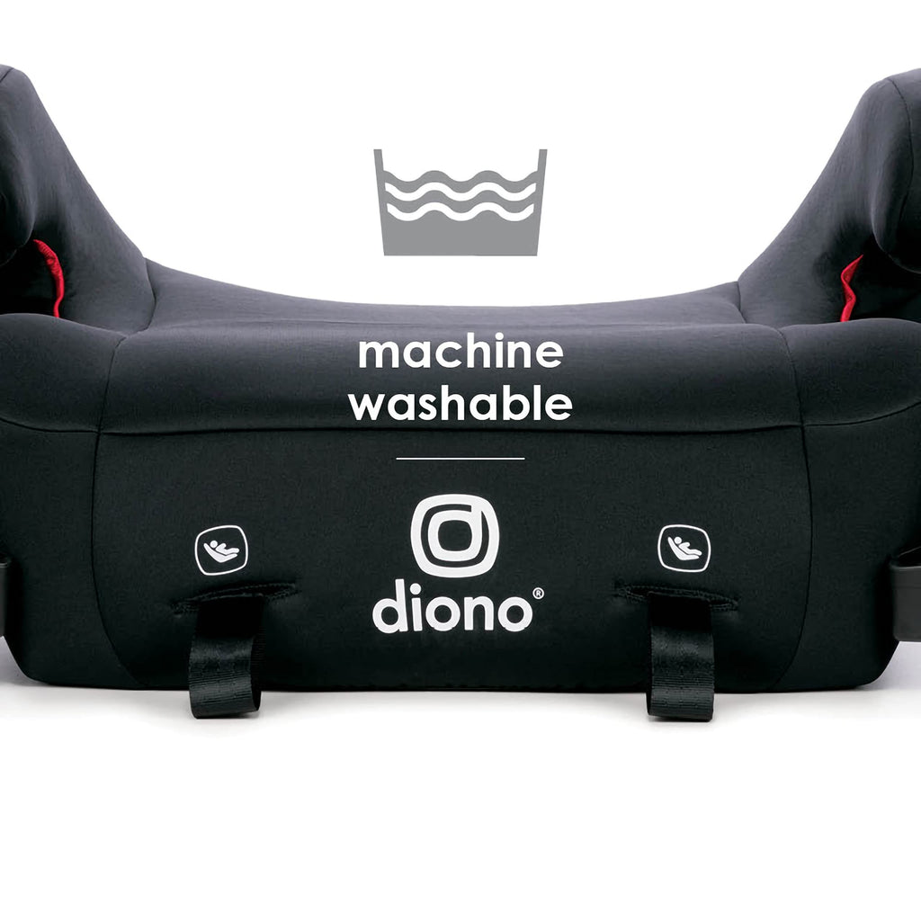 Black Backless Belt-Positioning Booster Car Seat O6203