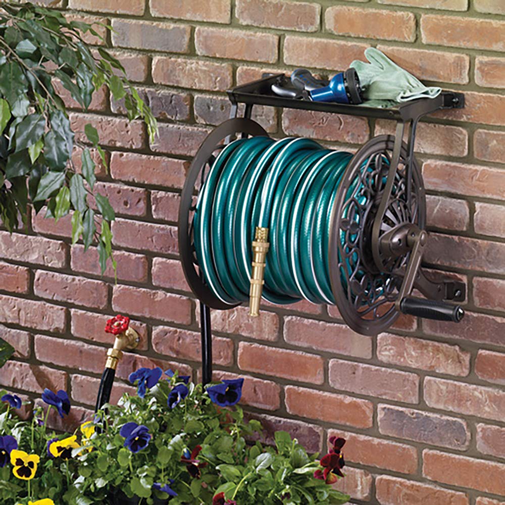 Brown Wall Mount Hose Reel E99432