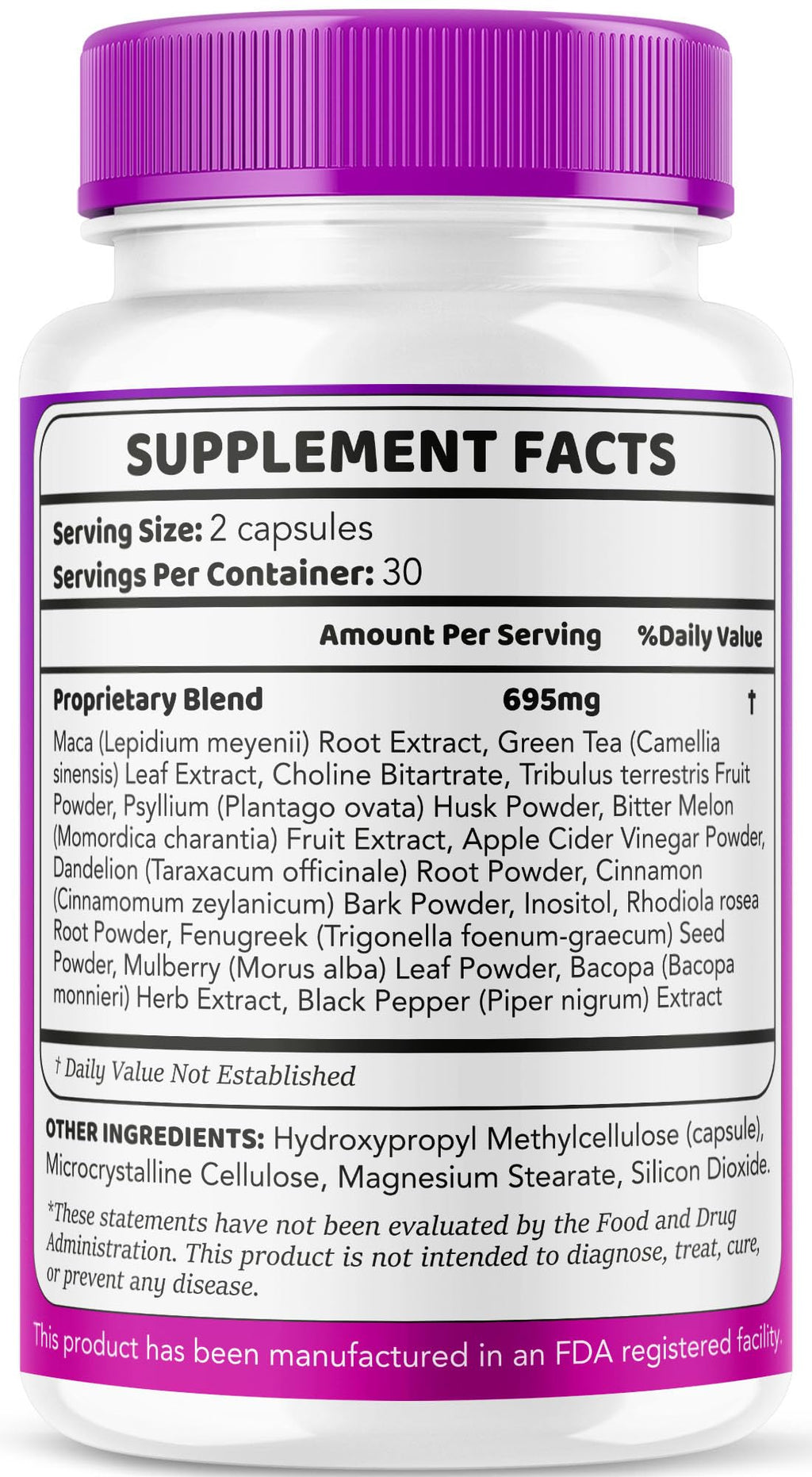Natural Supplement 60 Capsules Y494729