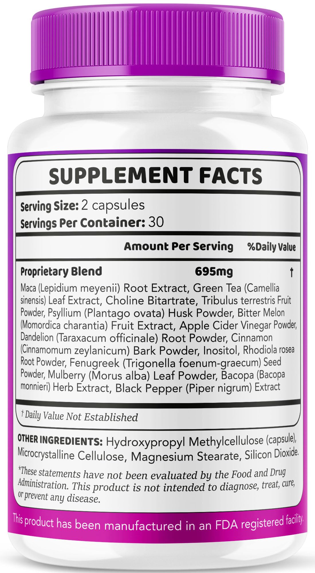 Natural Supplement 60 Capsules Y494729