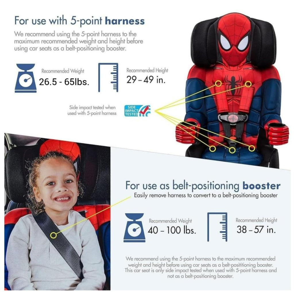2-in-1 Car Seat Forward-Facing Harness & Booster Mode R543