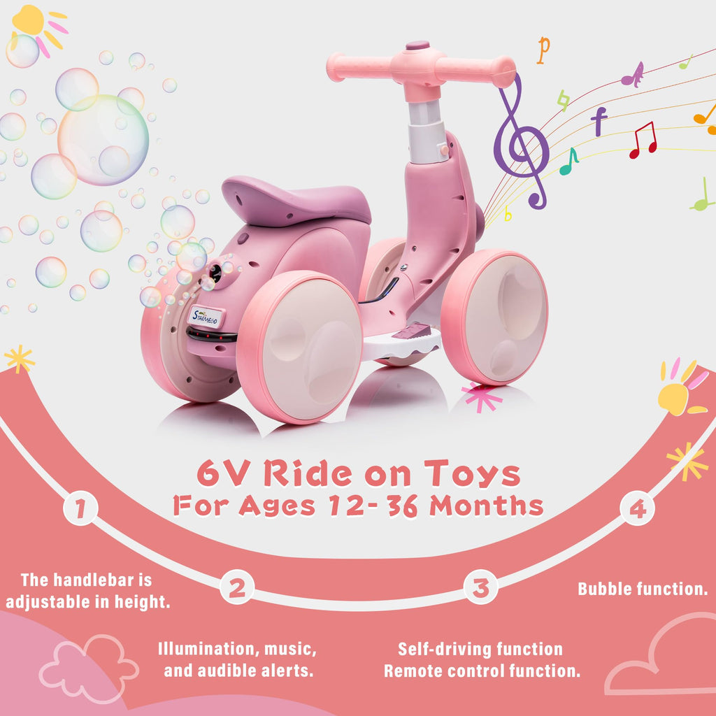 Electric Baby Balance Bike with Bubble Machine Z536512