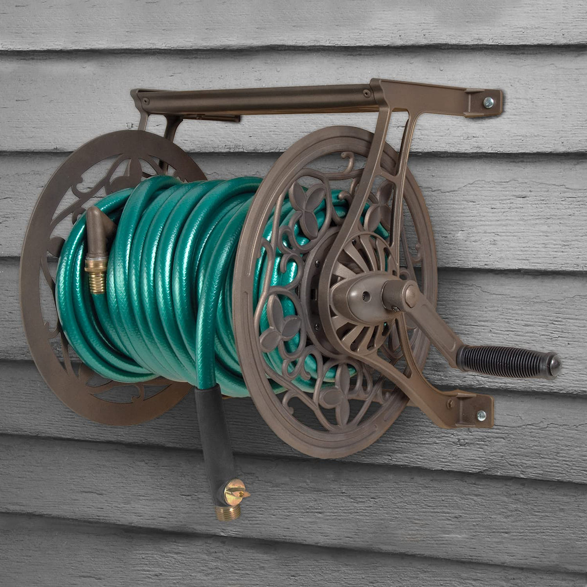 Brown Wall Mount Hose Reel E99432