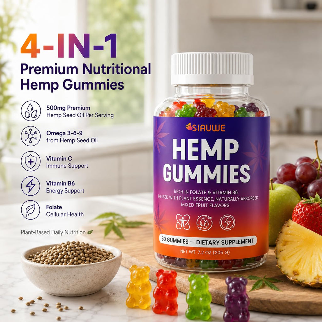 Sugar Free Hemp Gummies 60 Count E126