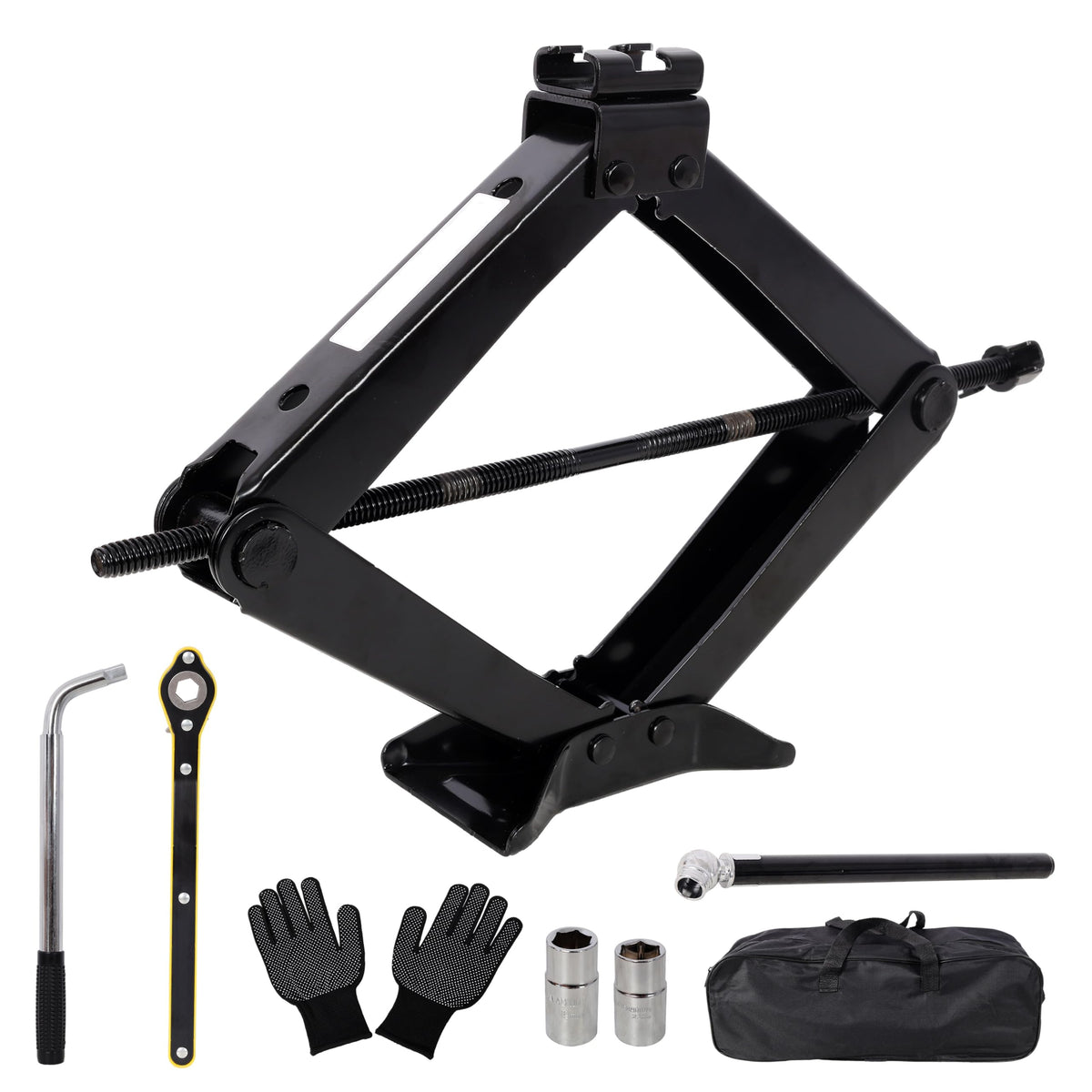 3 Ton Scissor Car Jack Kit with Wrench L208089