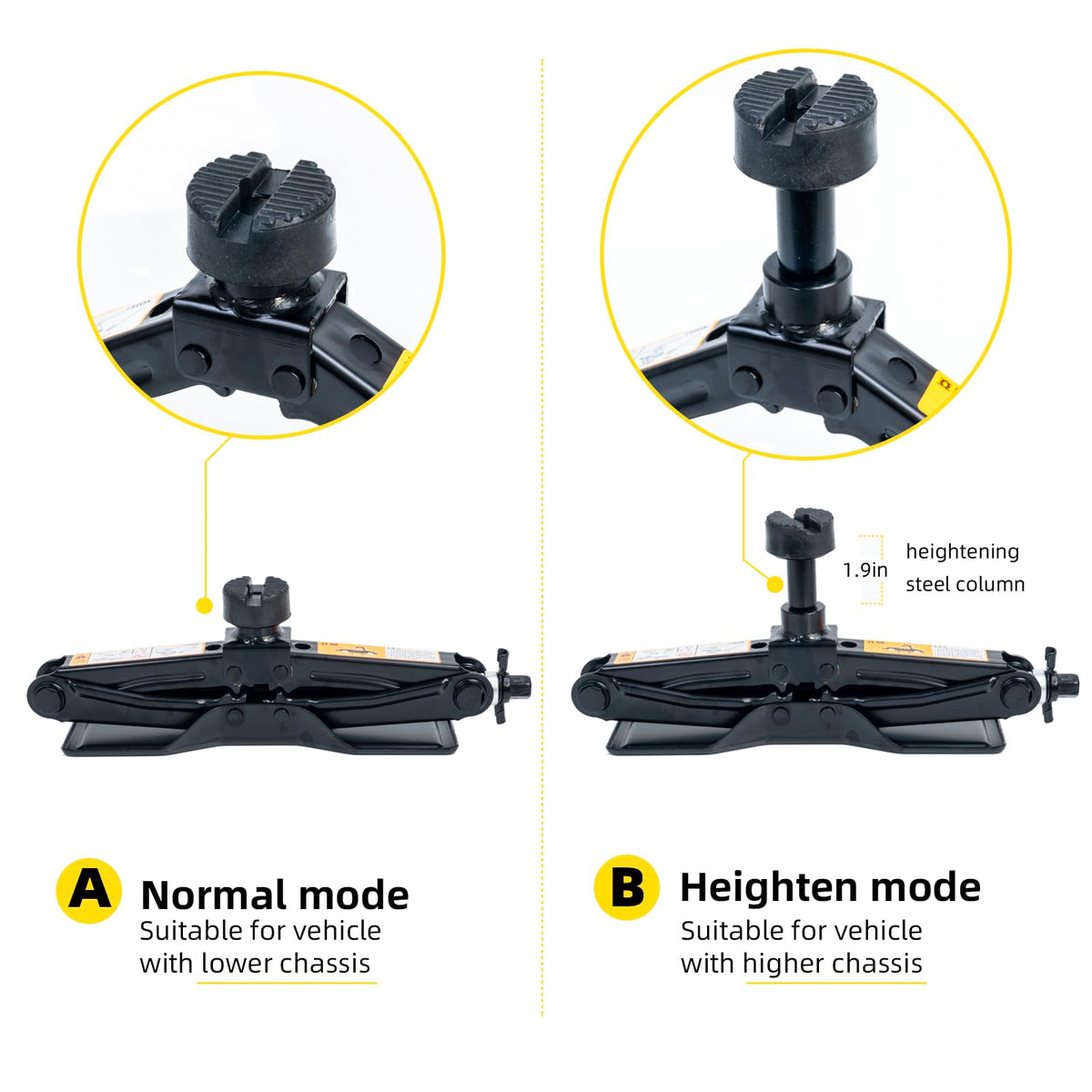 1.8 Ton Scissor Jack Kit K2033