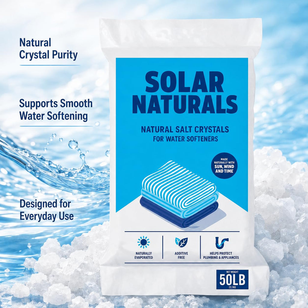 Natural Salt Crystals for Water Softeners, 50 lb S1898