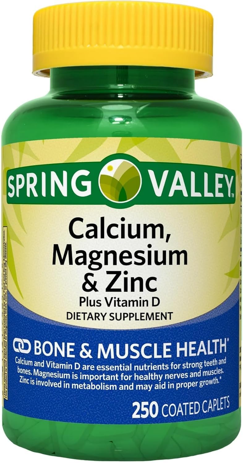 Calcium Magnesium Zinc with Vitamin D3 250 Caplets P70178
