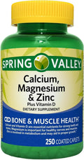 Calcium Magnesium Zinc with Vitamin D3 250 Caplets P70178