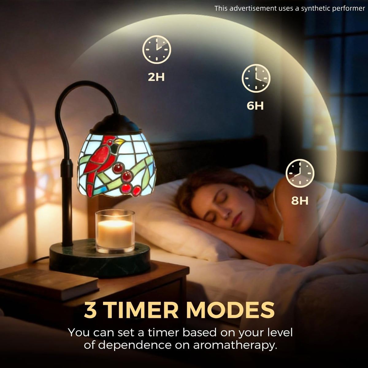Candle Warmer Lamp with 2 Bulbs L711367