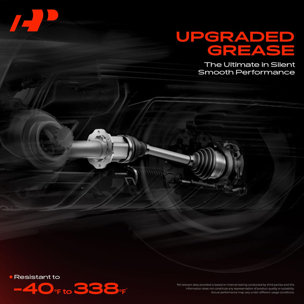 Set of 2 Front CV Axle Shaft Assembly U2602