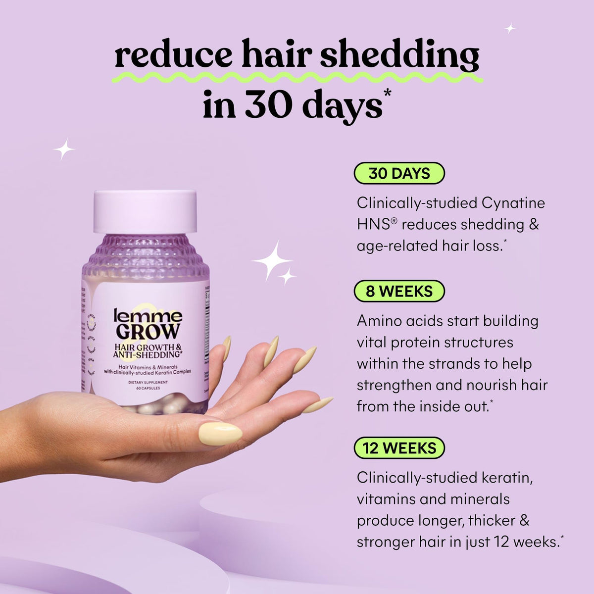 Hair Growth Capsules 30-Day Supply T353