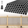 100 Pack 26" Black Aluminum Deck Balusters T94293