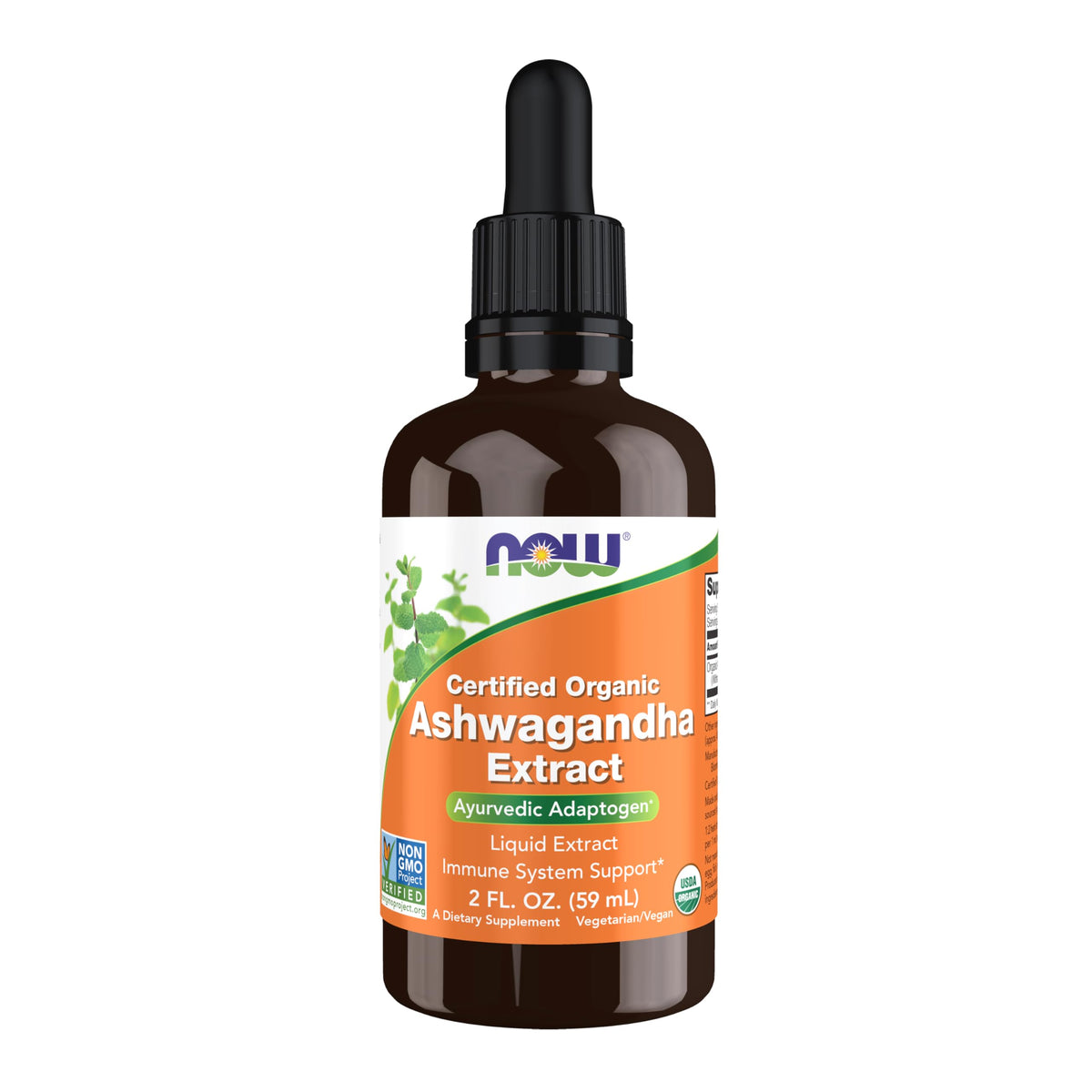 Organic Ashwagandha Liquid Extract 2 fl. oz J7725