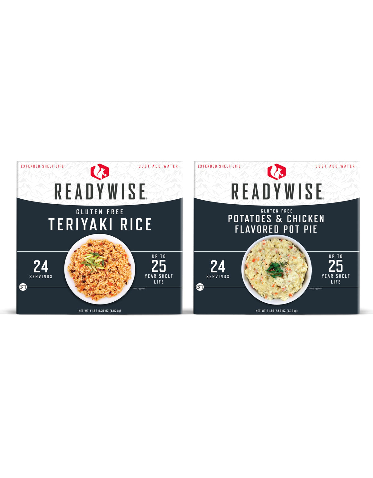 48 Servings Gluten Free Freeze Dried Entrées L8925