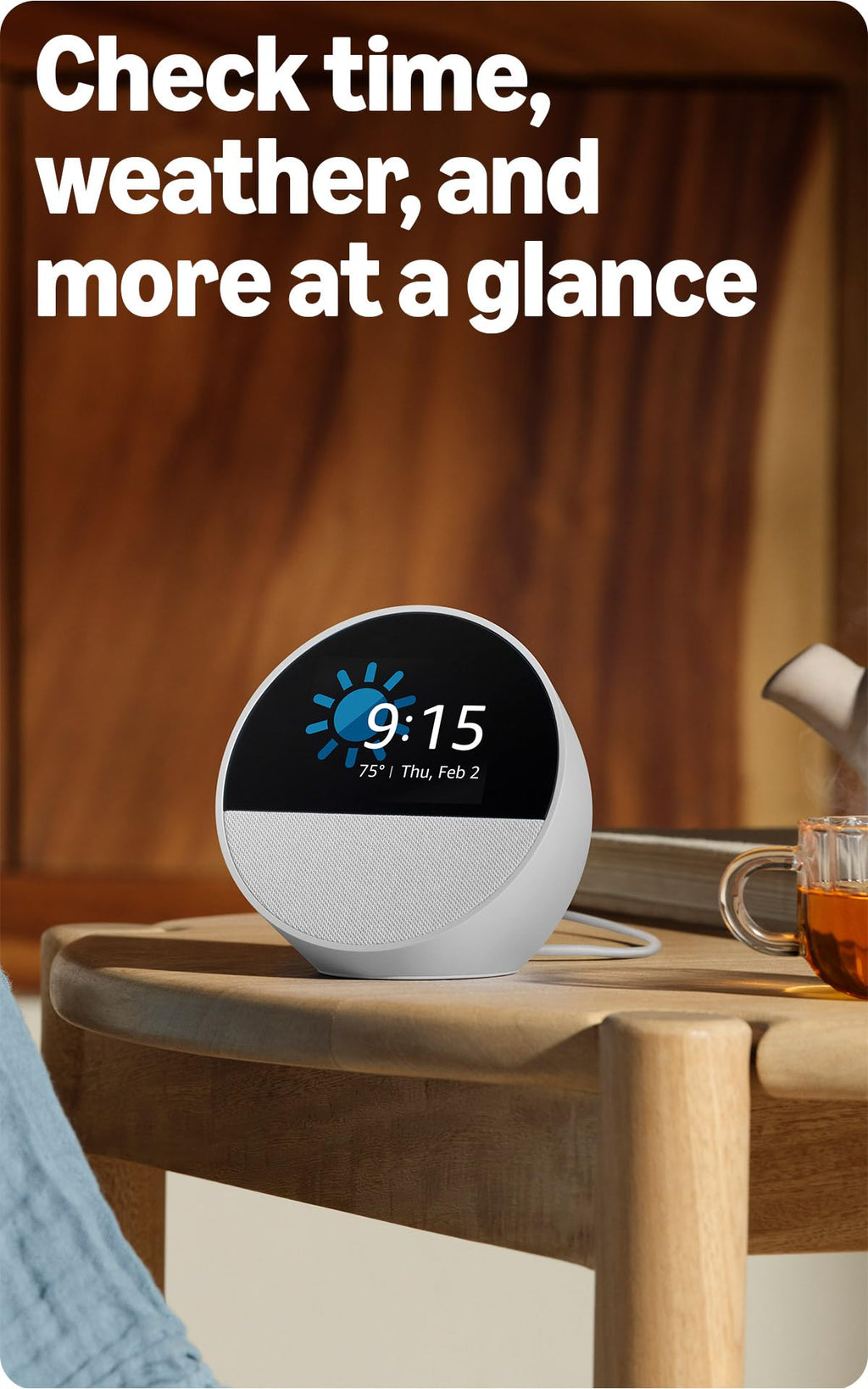 Smart Alarm Clock Black P900802