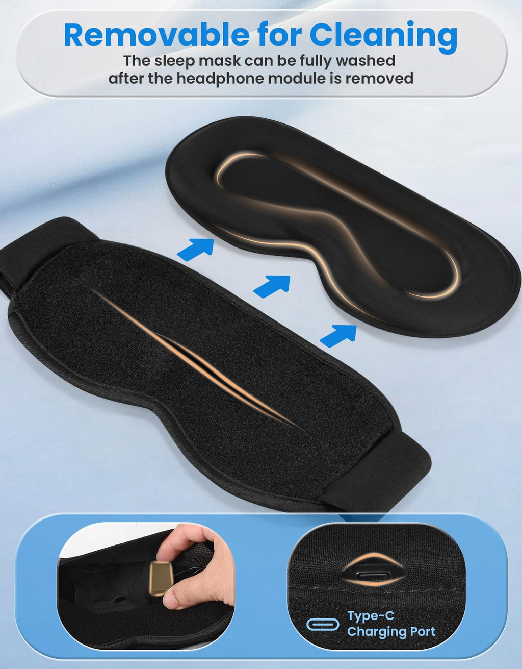 Bluetooth Sleep Mask V9495