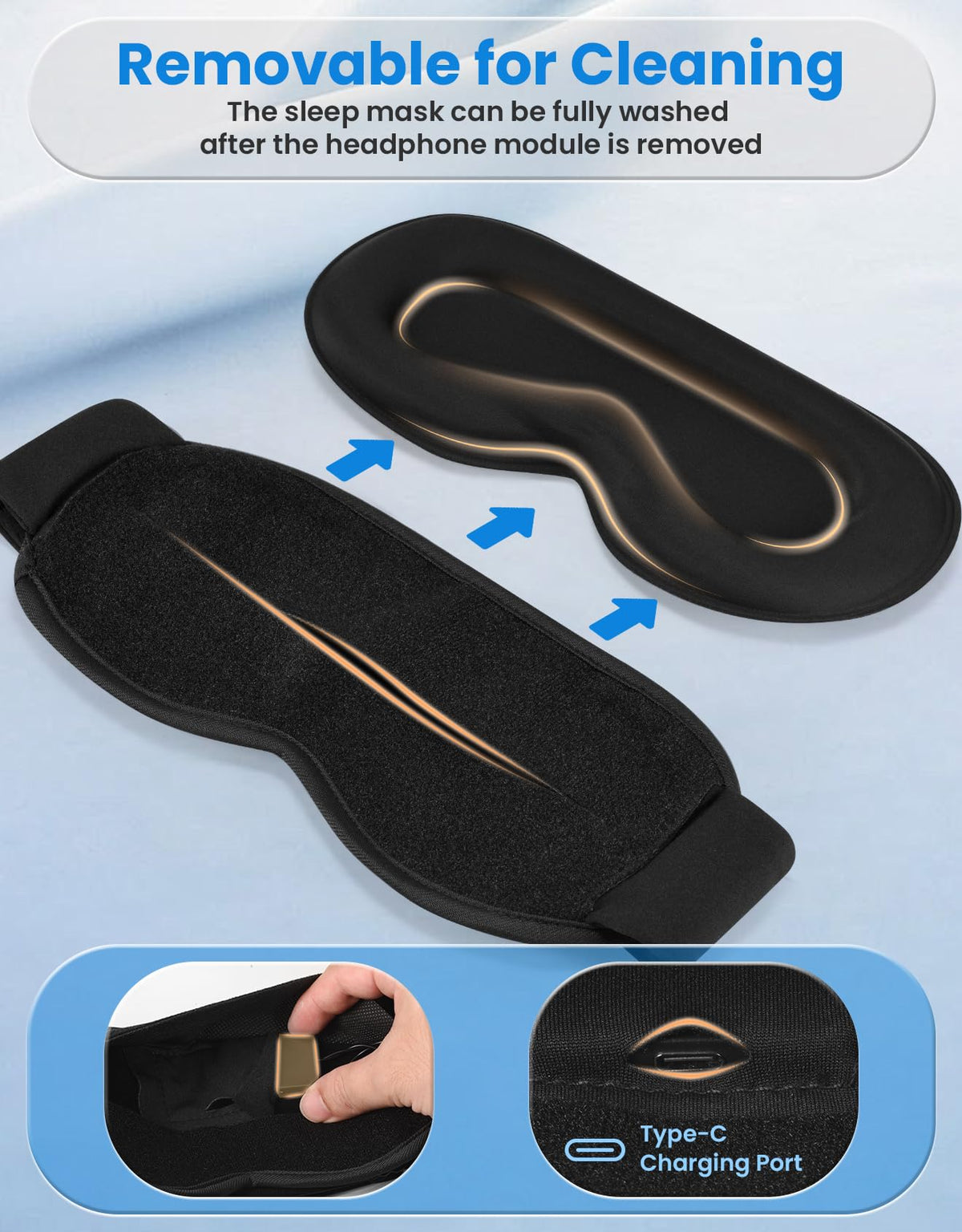 Bluetooth Sleep Mask V9495
