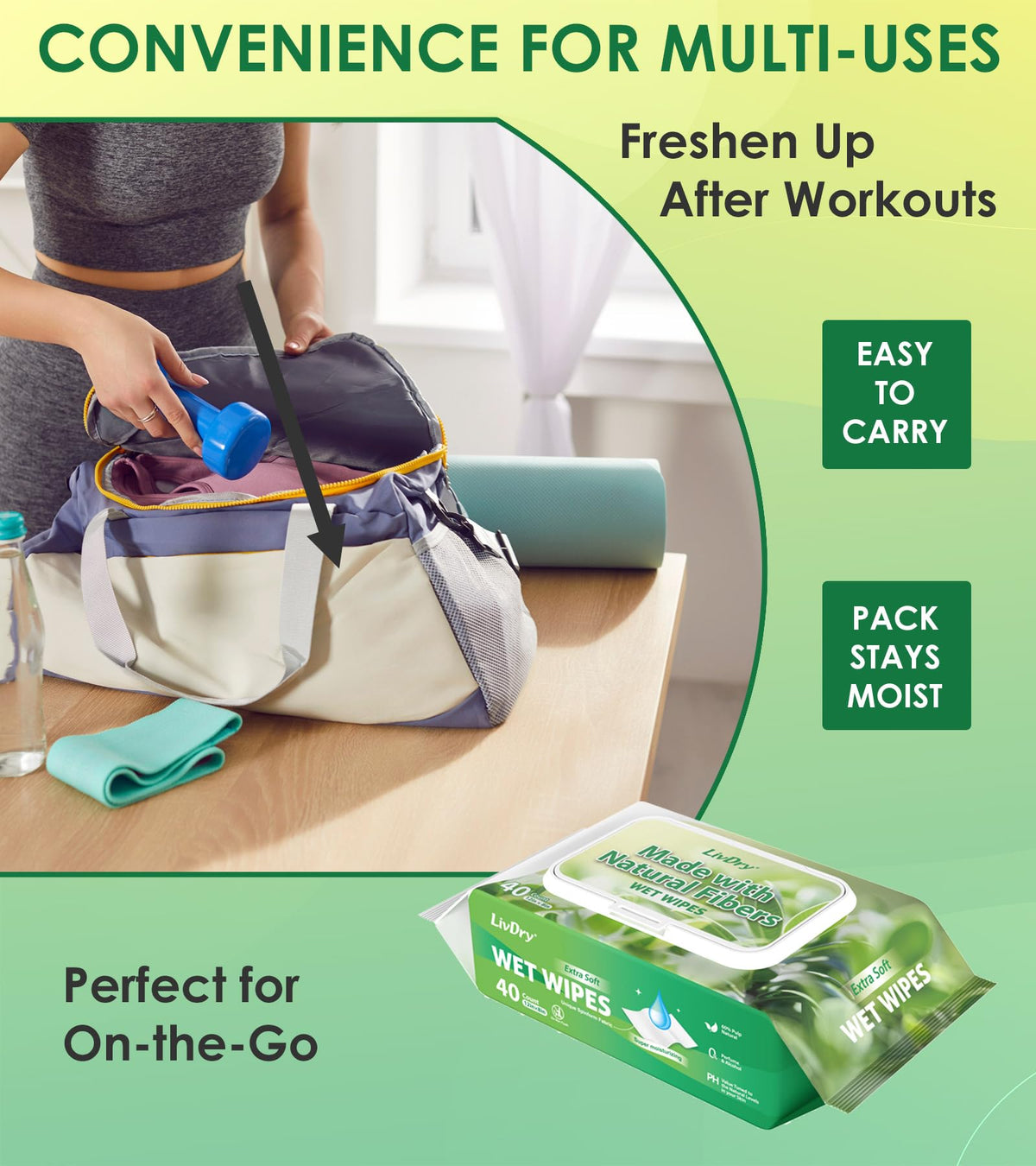 Adult Incontinence Underwear and Wet Wipes Bundle A324262