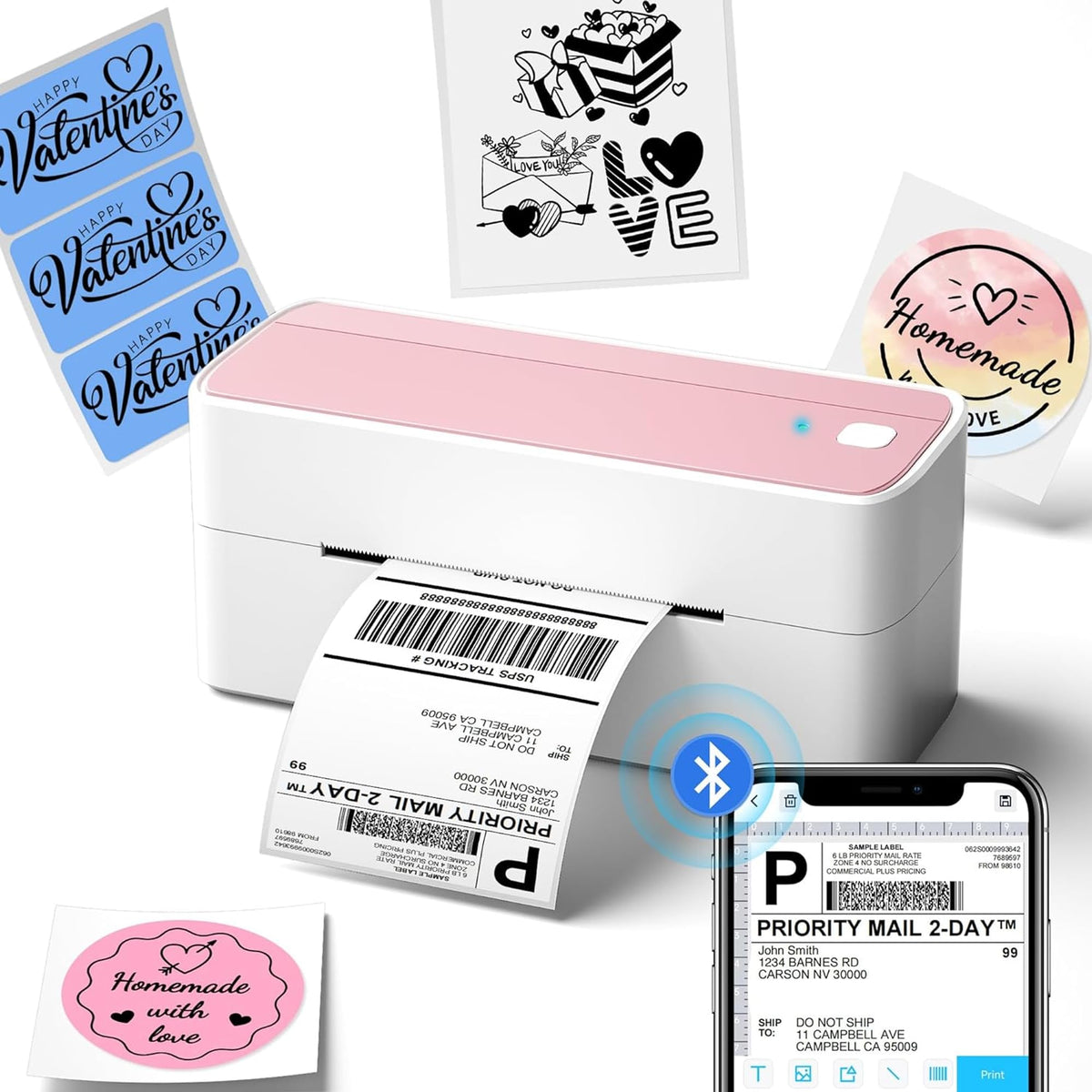 Bluetooth Thermal Label Printer P745