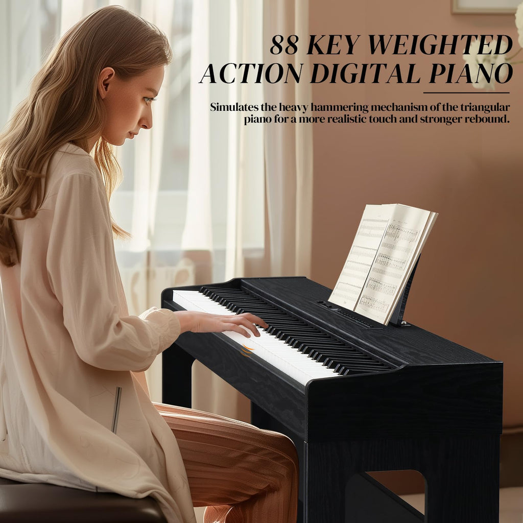 88 Key Fully Weighted Action Upright Piano S1910