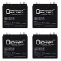 6V 210AH Dual Terminal SLA Replacement Battery 4 Pack T136