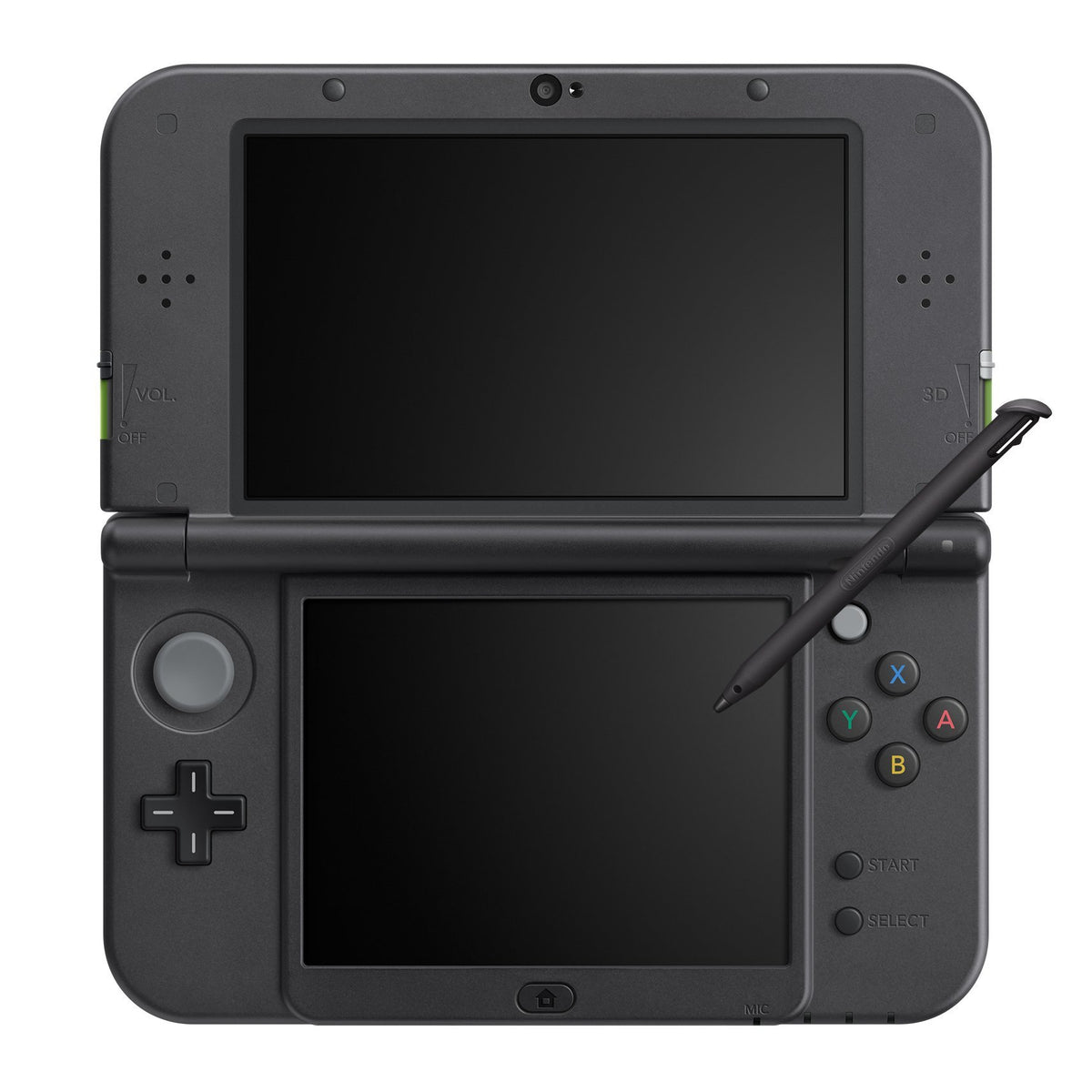 ニンテンドー3DS LL ライム×ブラック A3746