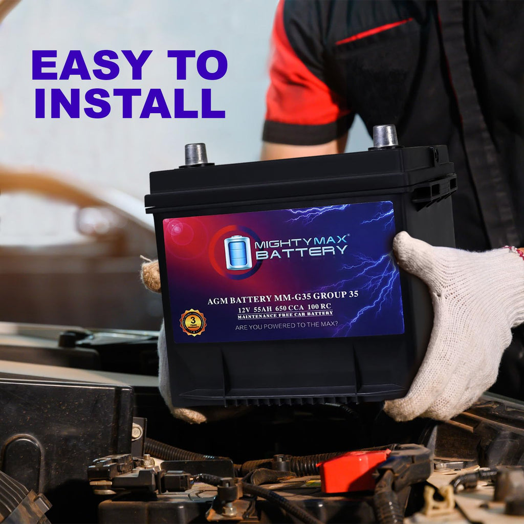 12V 55Ah AGM Replacement Battery V622