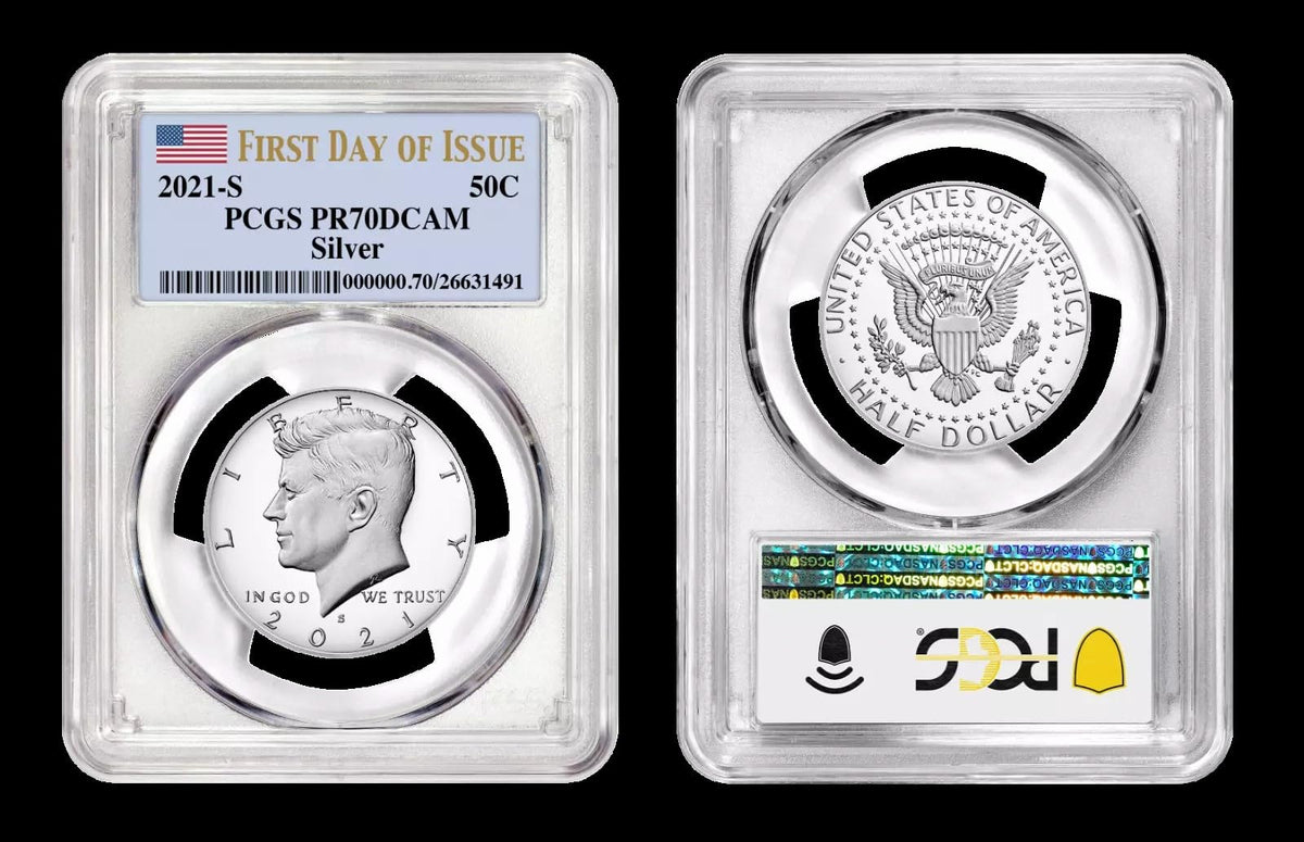 2021 S Silver Kennedy Half Dollar PCGS PR-70 Z229