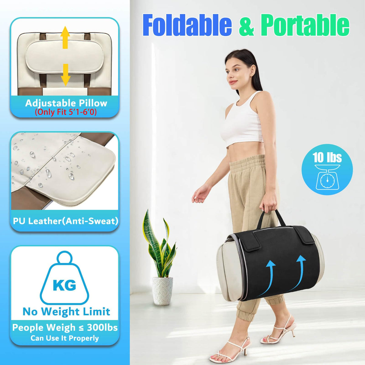 Full Body Massage Mat with Heat R1382