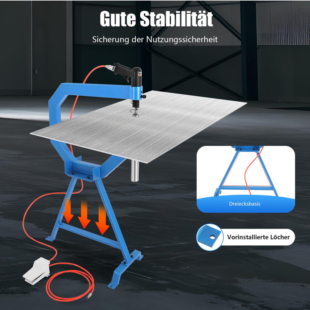 Pneumatic Planishing Hammer with 1"/2"/3" Anvils A383