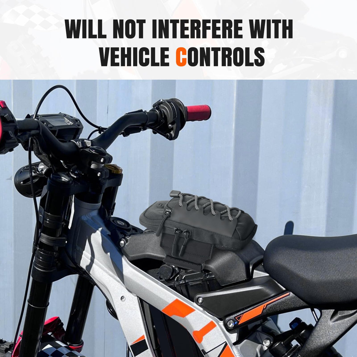 Black Dirt Bike Frame Bag Q461304